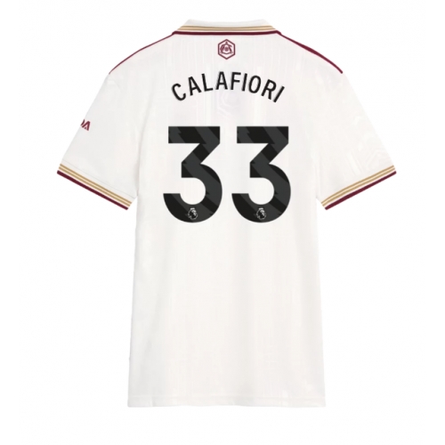 Billige Fotballdrakt Arsenal Riccardo Calafiori #33 Replika Tredjedrakt Dame 2025-26 Kortermet Billige Fotballdrakt Arsenal Riccardo Calafiori #33 Replika Tredjedrakt Dame 2025-26 Kortermet